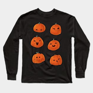 Spooky pumpkin friends Long Sleeve T-Shirt